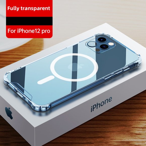 CLEAR MAGSAFE Case For iPhone 12 ProMax Transparent Magnetic Cover - Picture 13 of 13